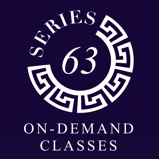 Series 63: Online On-Demand Classes